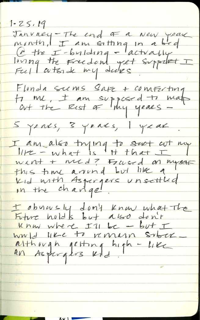 Scan of Ashley Biden diary page 1