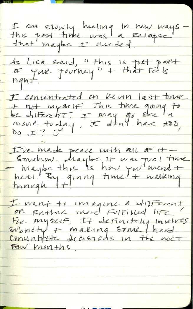 Scan of Ashley Biden diary page 5