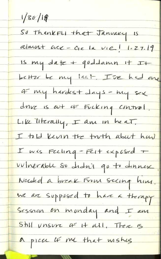 Scan of Ashley Biden diary page 45