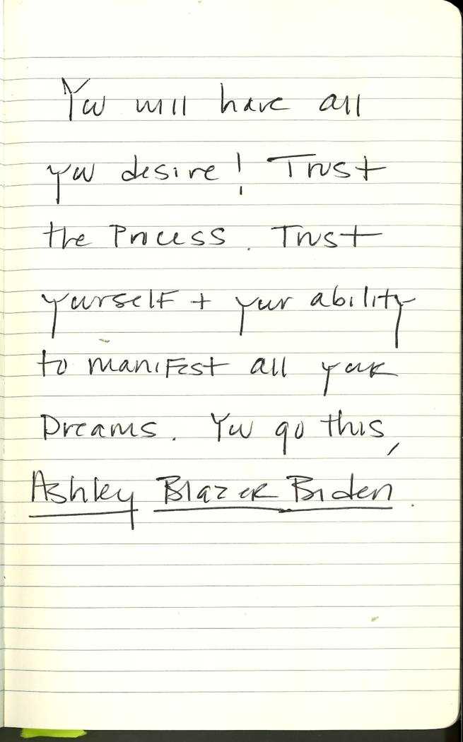 Scan of Ashley Biden diary page 53