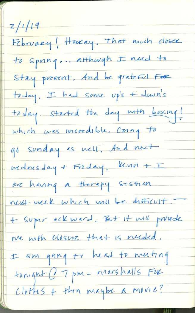 Scan of Ashley Biden diary page 60