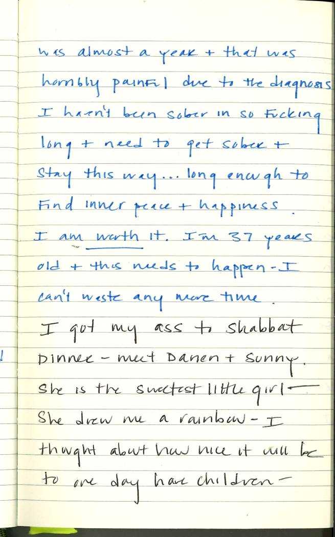 Scan of Ashley Biden diary page 63