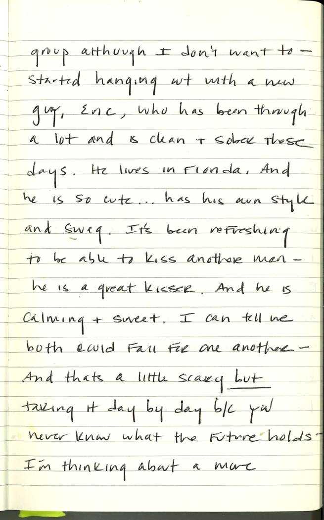 Scan of Ashley Biden diary page 67