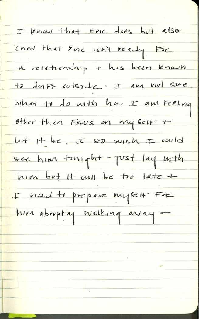 Scan of Ashley Biden diary page 73
