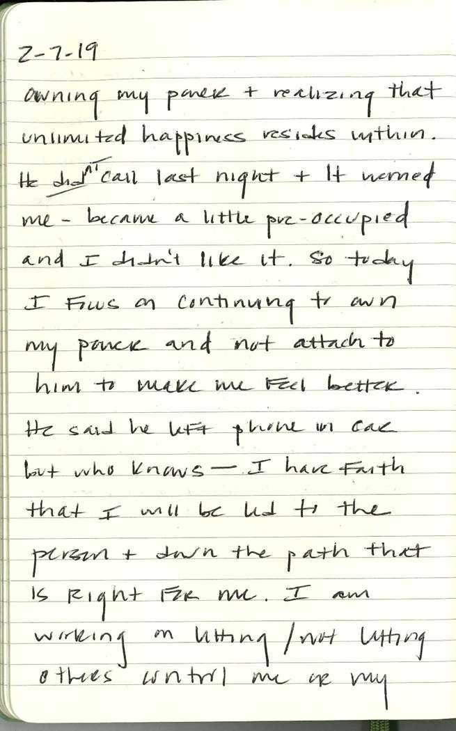 Scan of Ashley Biden diary page 74