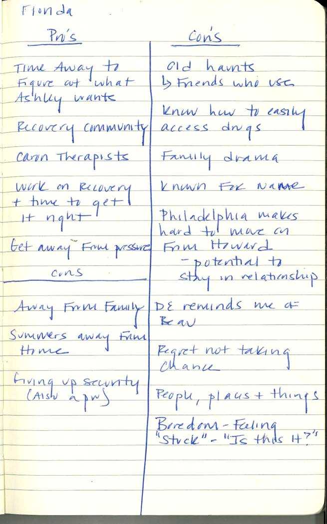 Scan of Ashley Biden diary page 99