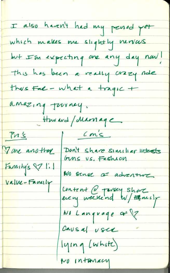 Scan of Ashley Biden diary page 105