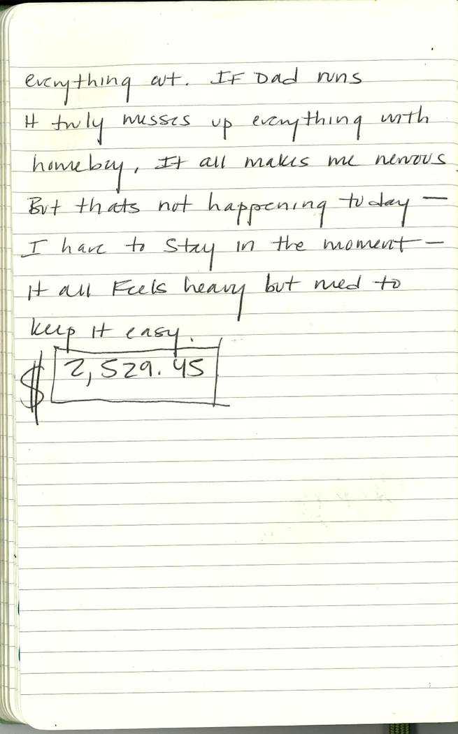 Scan of Ashley Biden diary page 110