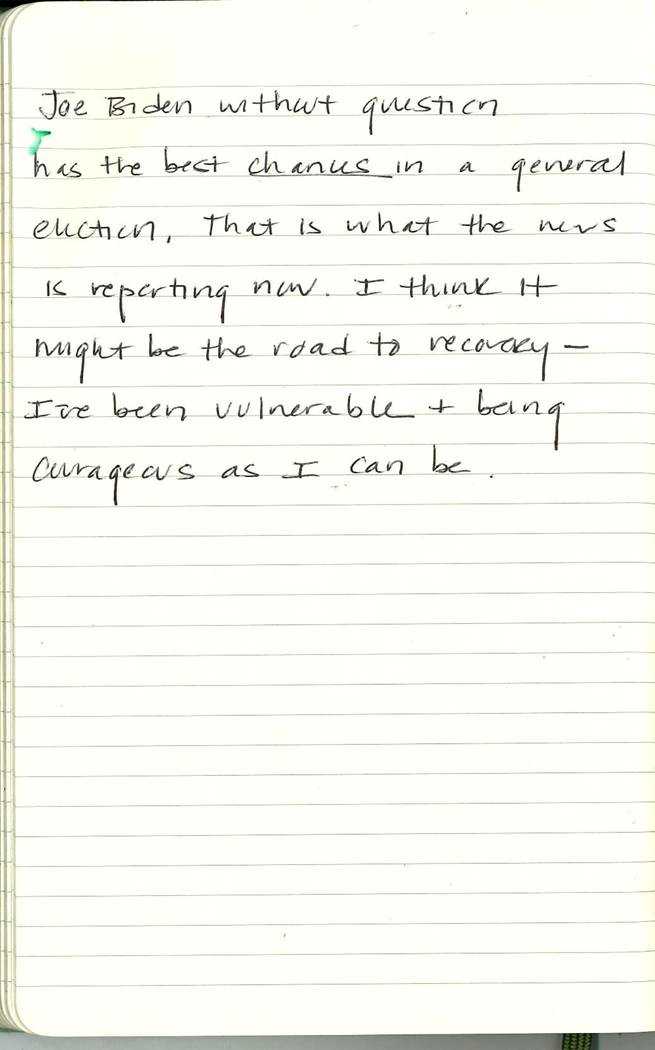 Scan of Ashley Biden diary page 132