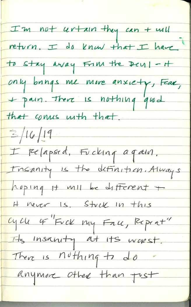 Scan of Ashley Biden diary page 135