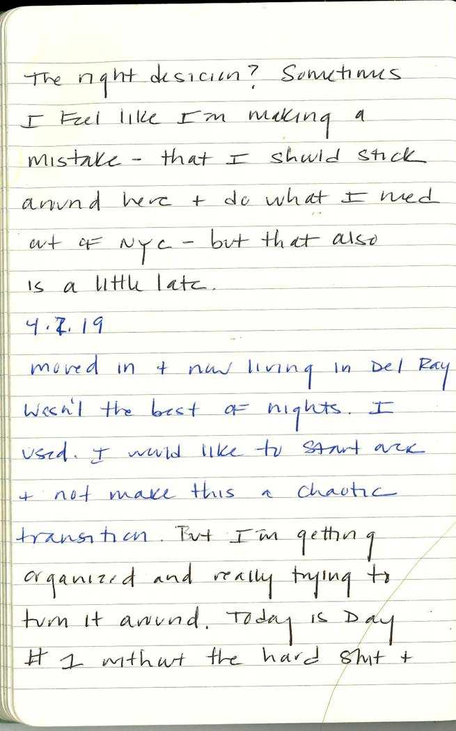 Scan of Ashley Biden diary page 150