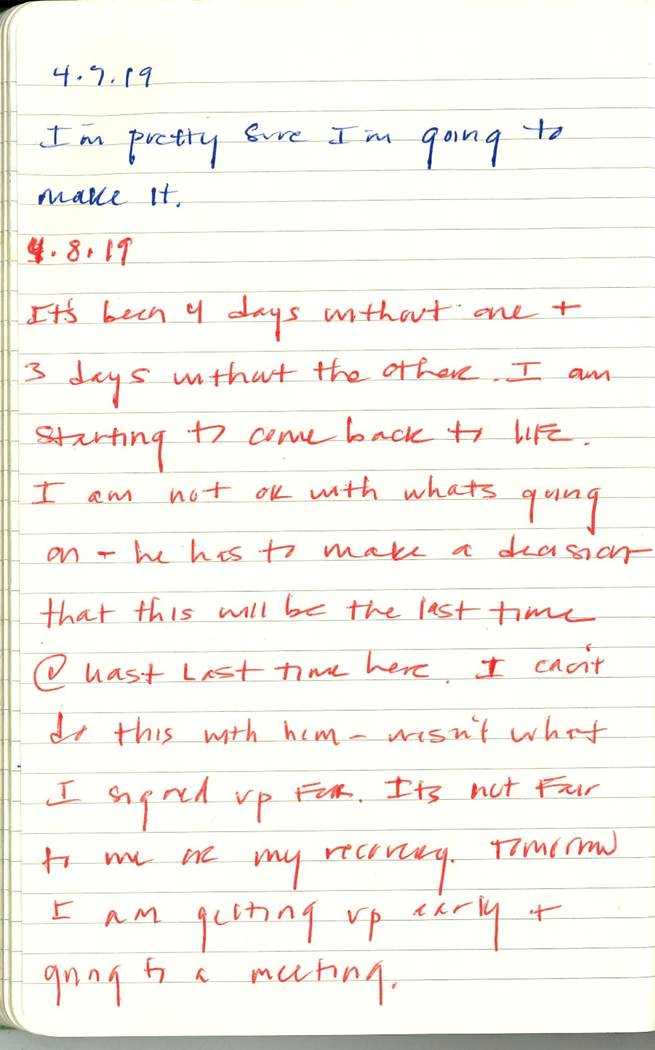 Scan of Ashley Biden diary page 152