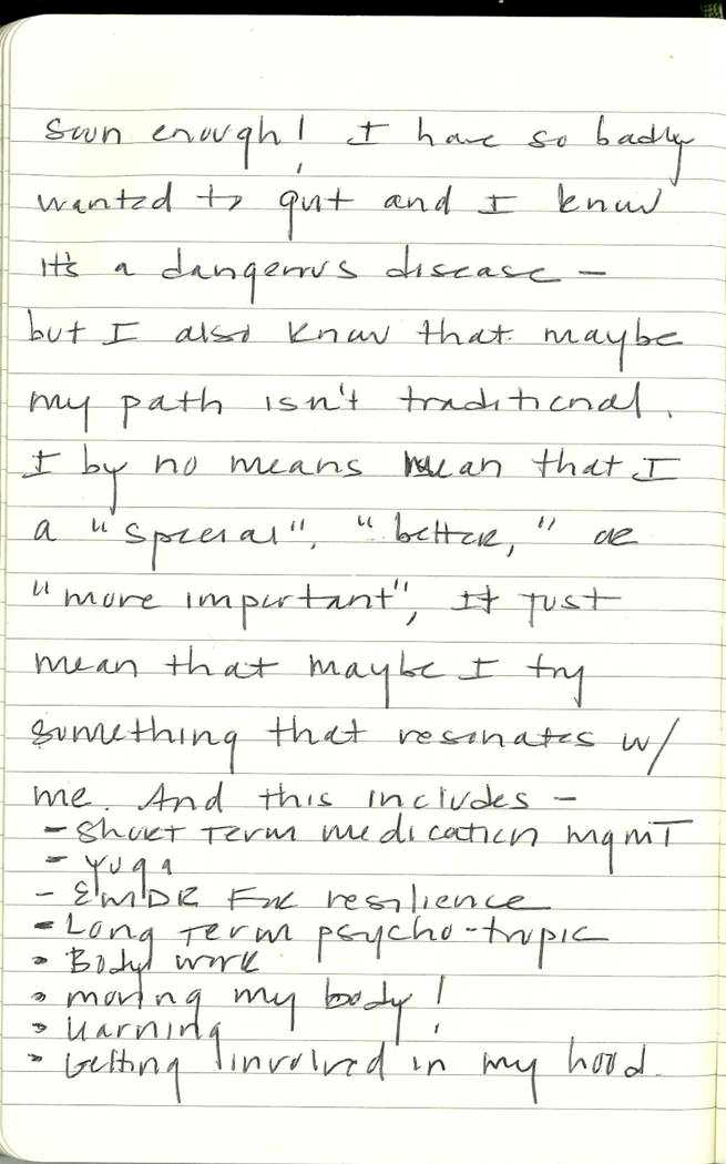 Scan of Ashley Biden diary page 170