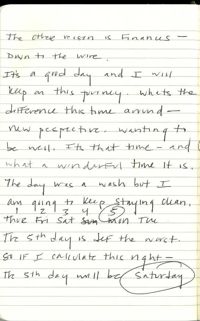 Scan of Ashley Biden diary page 174