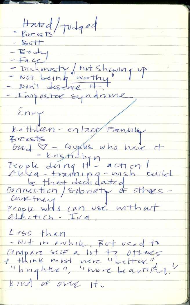 Scan of Ashley Biden diary page 181