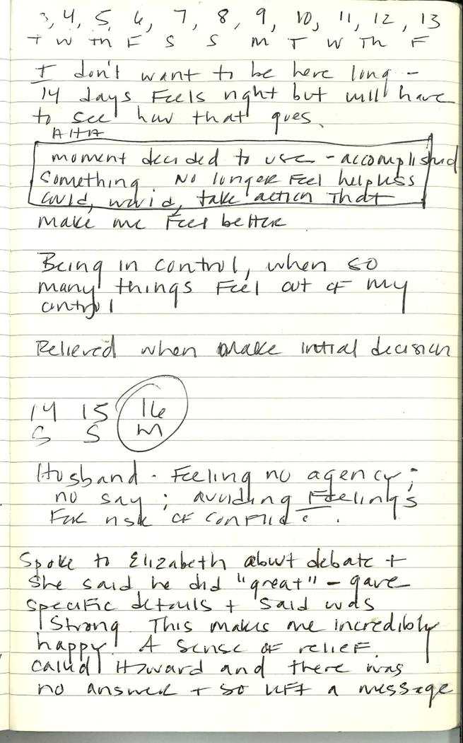 Scan of Ashley Biden diary page 203