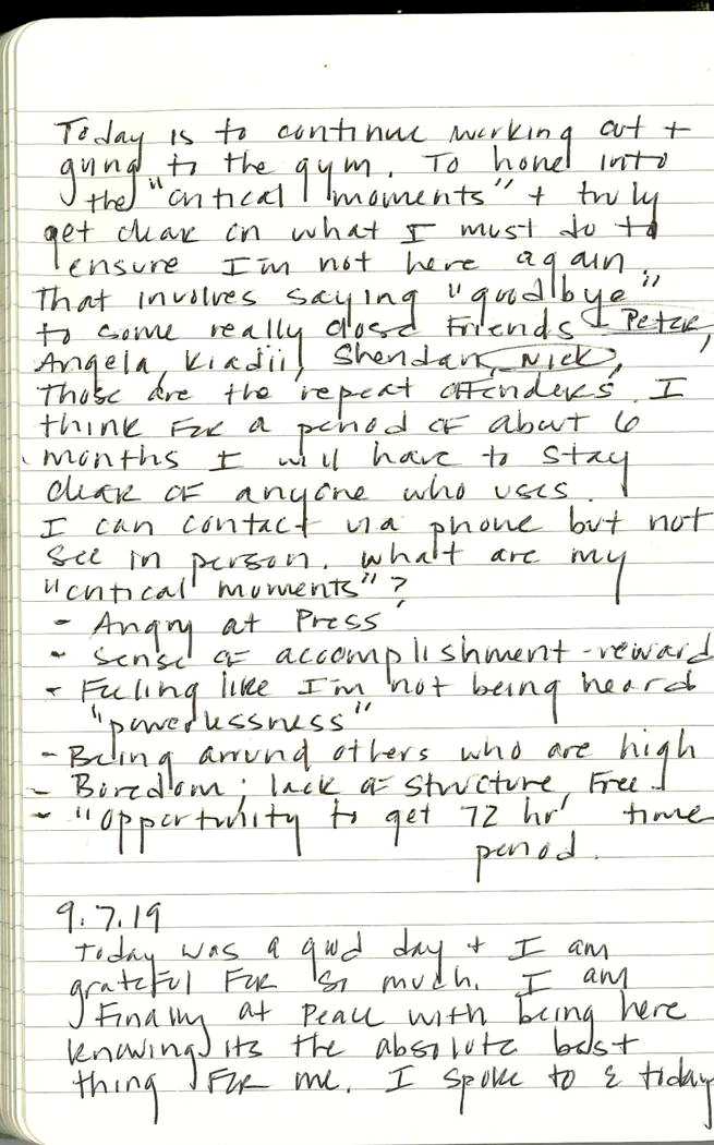Scan of Ashley Biden diary page 206