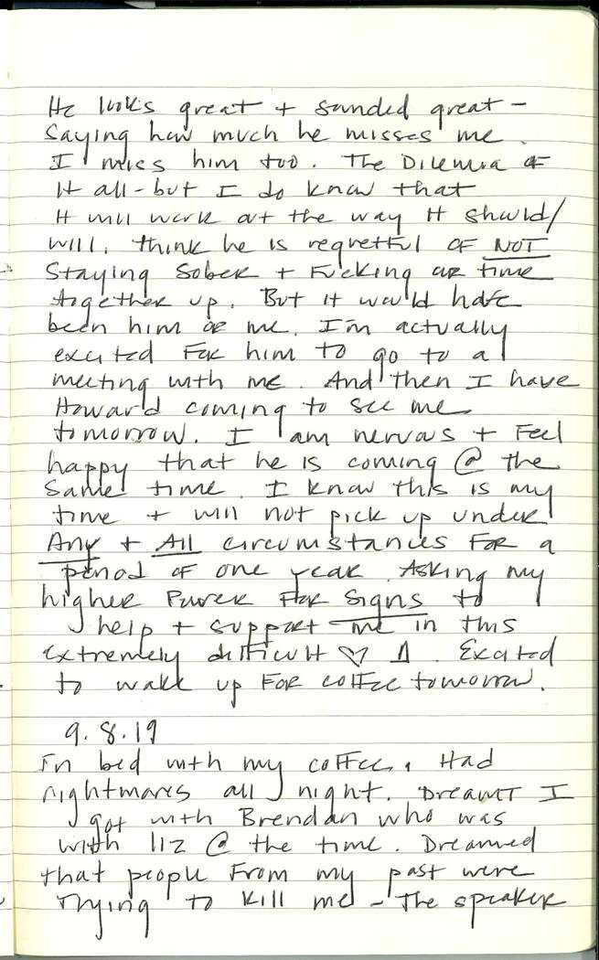 Scan of Ashley Biden diary page 207