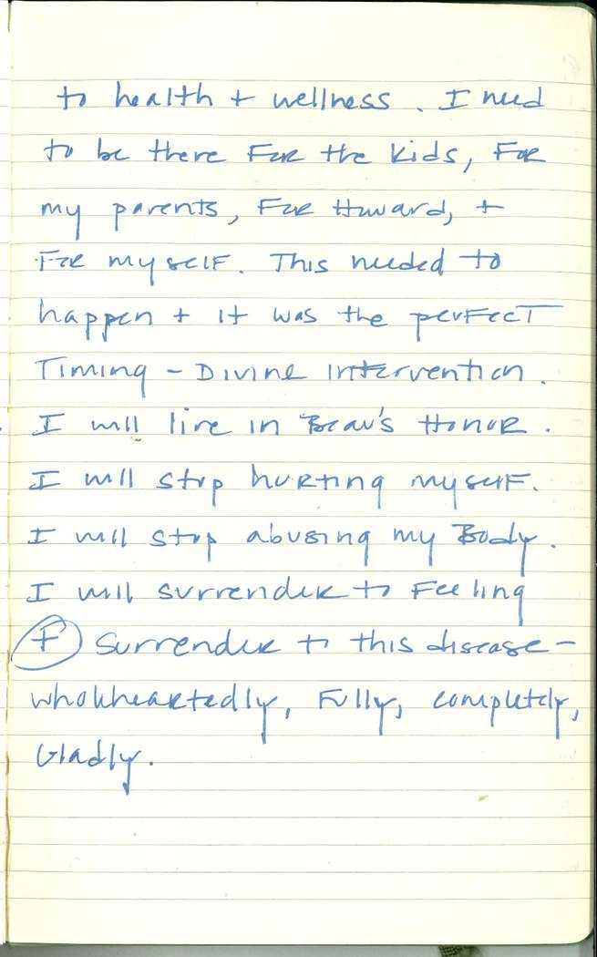 Scan of Ashley Biden diary page 221